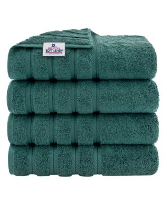 Edison Luxury 100% Turkish Cotton 4-Piece Bath Towel Set
