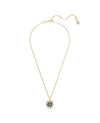 Symbolica Pendant, Evil Eye, Small, Multicolored, Gold-Tone Plated Necklace