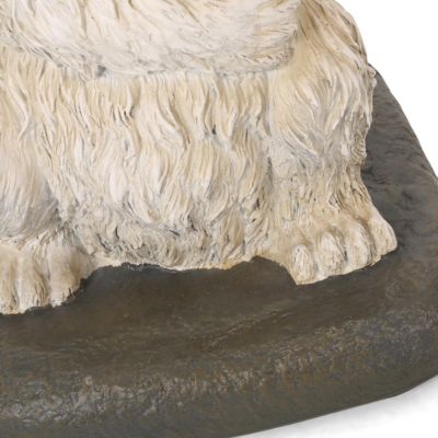 Streamdale Playful Rabbit Umbrella Base Heavy, Resin-Finished Concrete, Adaptable