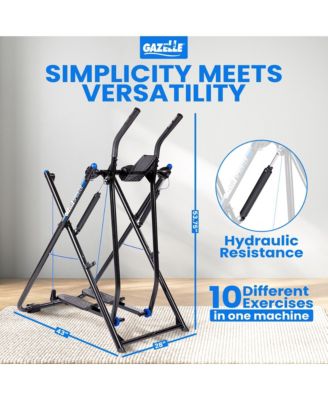 Sprinter Low Impact Exercise Machine with Grip Pulse Fitness Tracker