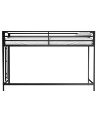Adam junior twin loft bunk black