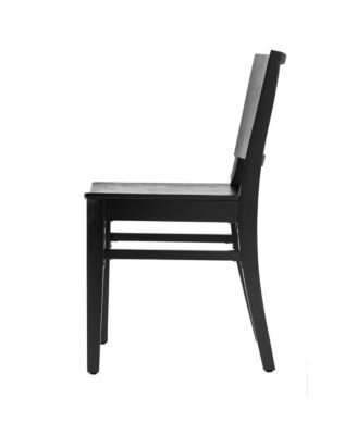 Spencer Set Of 2 Dining Chairs With Curved Backrests And Solid Wood Constructions