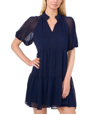 cece short sleeve babydoll dress CeCe Women's V-Neck Short-Sleeve Baby Doll Dress