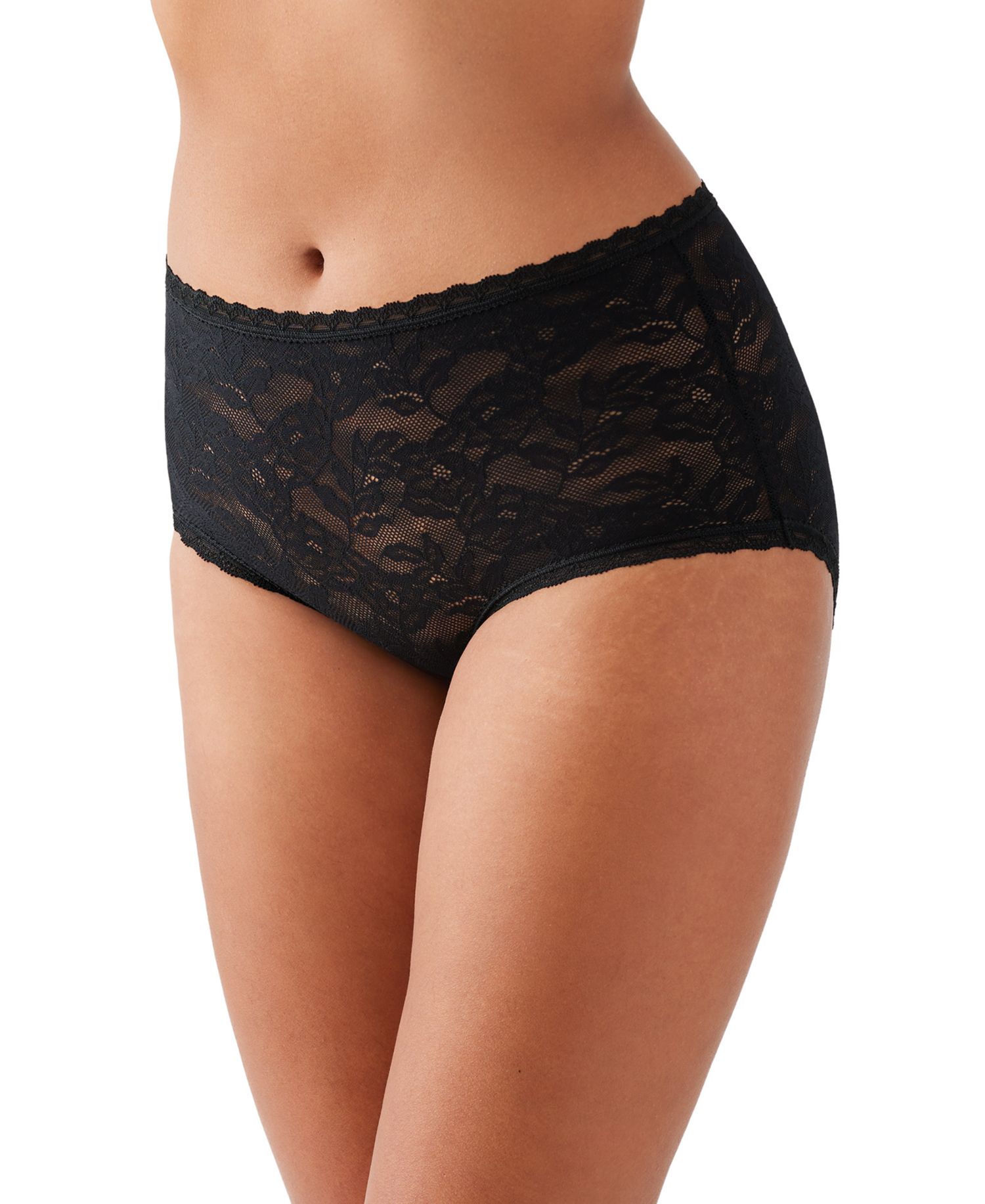 Women's High Profile Floral Lace Briefs 875388