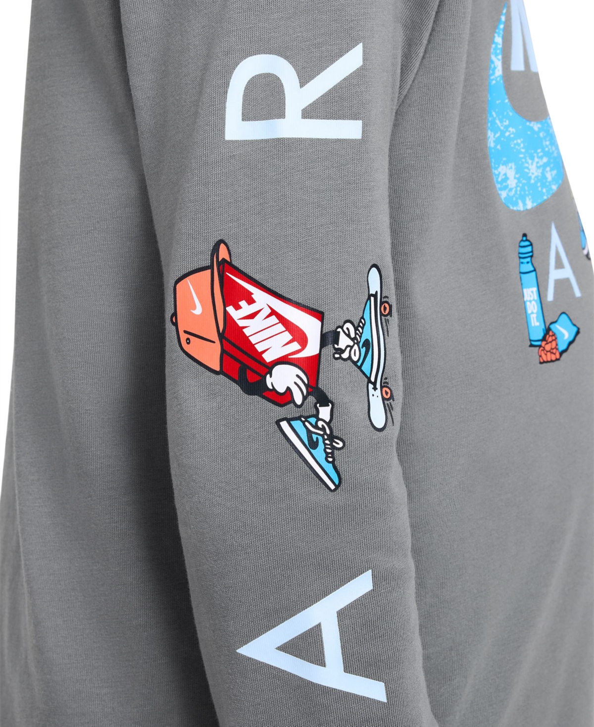 Nike Big Kids Sportswear Cotton Long-Sleeve T-Shirt