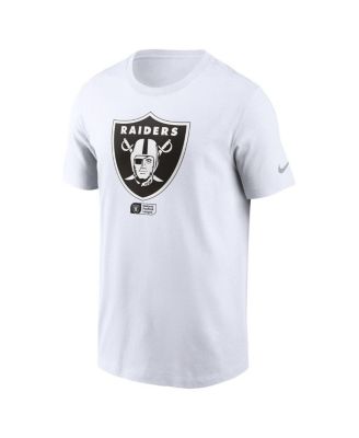 Men's White Las Vegas Raiders Faded Essential T-Shirt