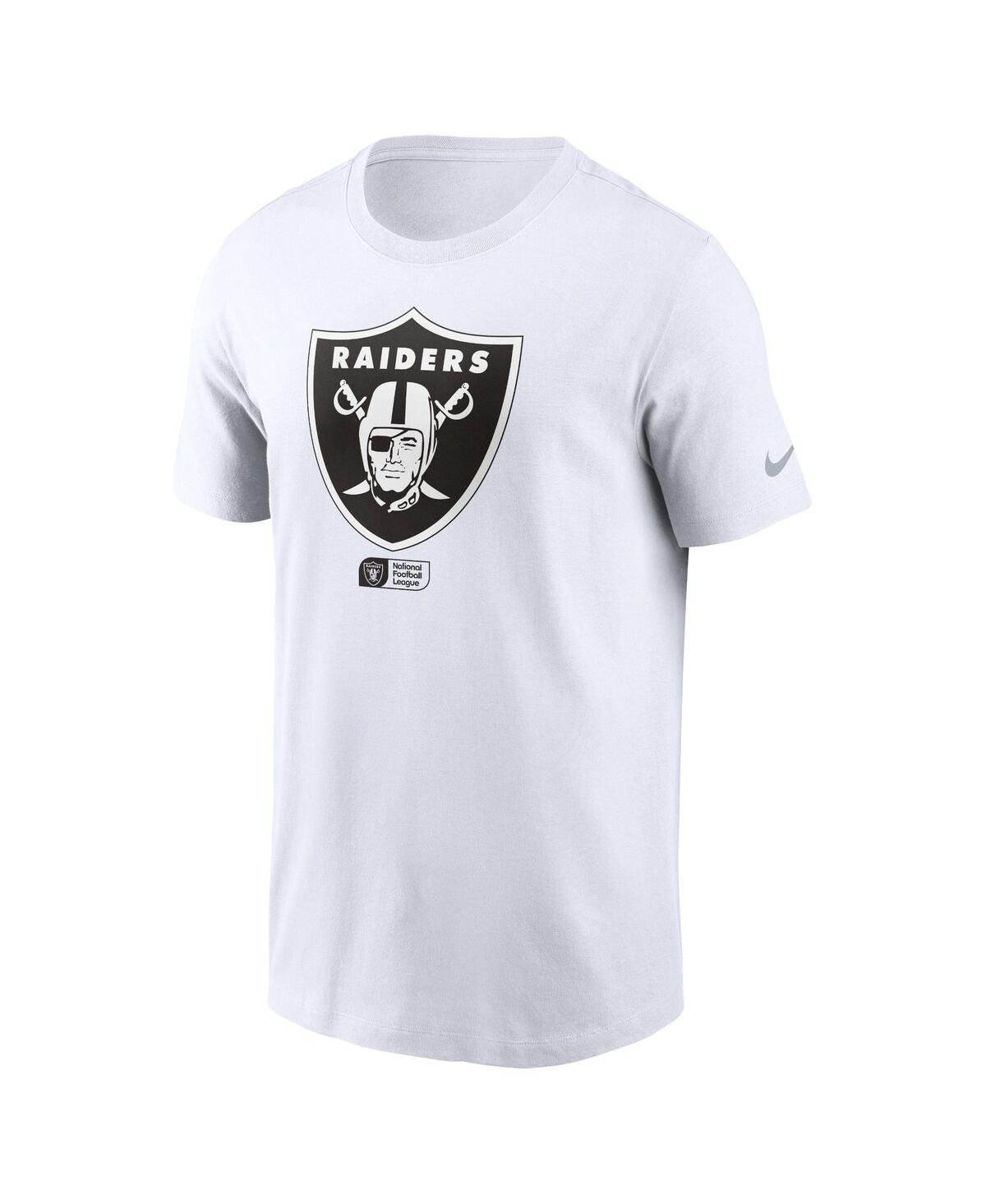 Nike Men'sLas Vegas Raiders Faded Essential T-Shirt - White