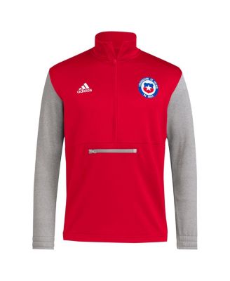 Men's Red Chile National Team AEROREADY Half-Zip Top