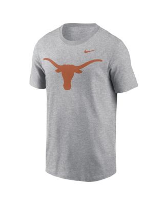 Men's Heather Gray Texas Longhorns Primetime Evergreen Logo T-Shirt