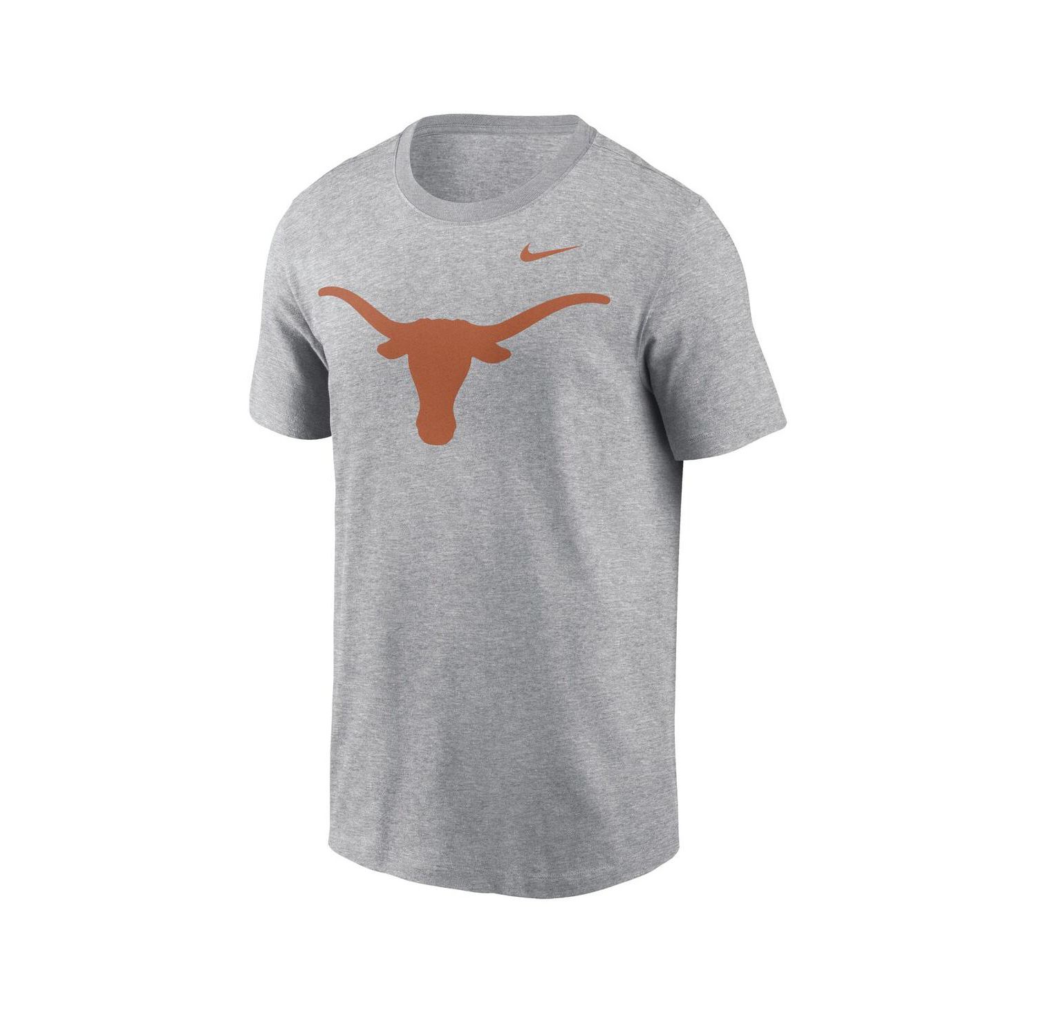 Men's Heather Gray Texas Longhorns Primetime Evergreen Logo T-Shirt