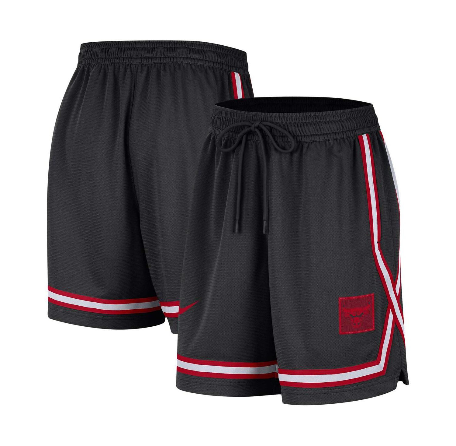 Women's Black Chicago Bulls Sideline Fly Crossover Performance Shorts