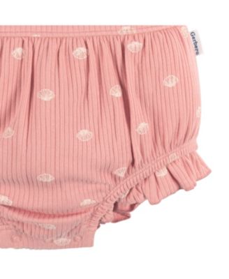 Baby Girls Sleeveless Ruffle Romper