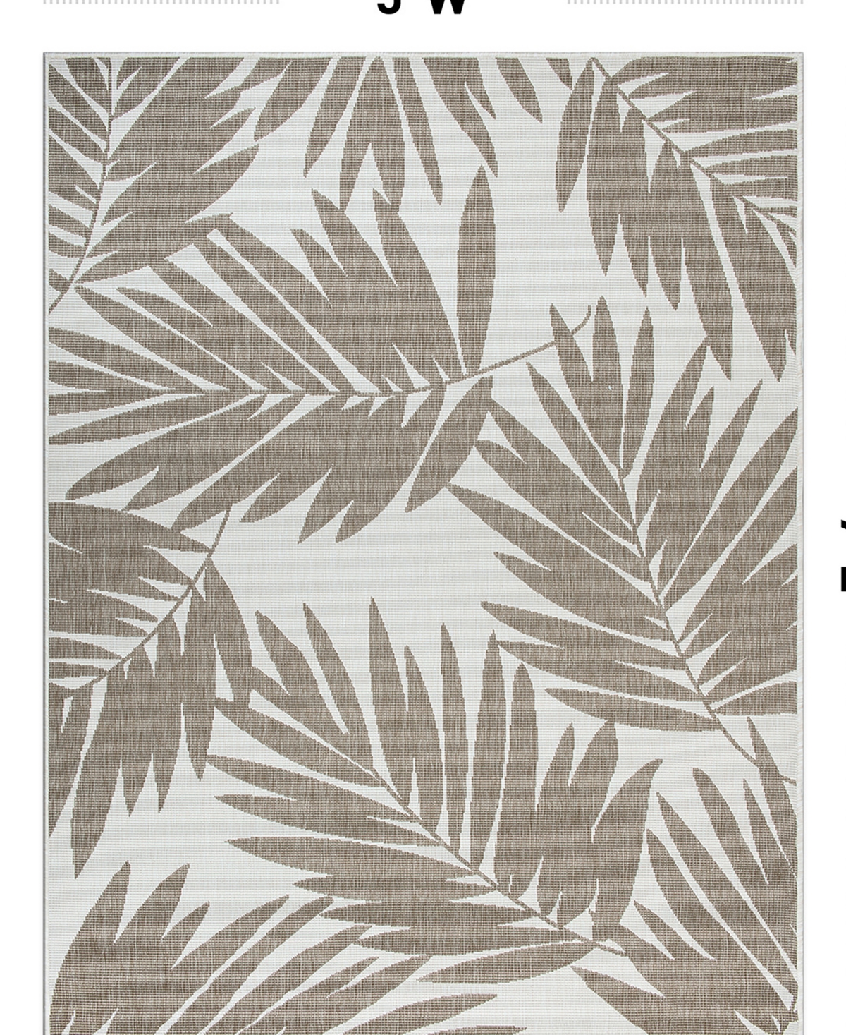 Main Street Rugs Citta Outdoor 4033 5'x7' Area Rug
