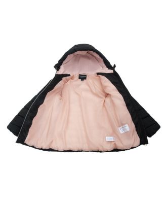 Little and Big Girl Shower Resistant Puffer Coat, Size 4-18