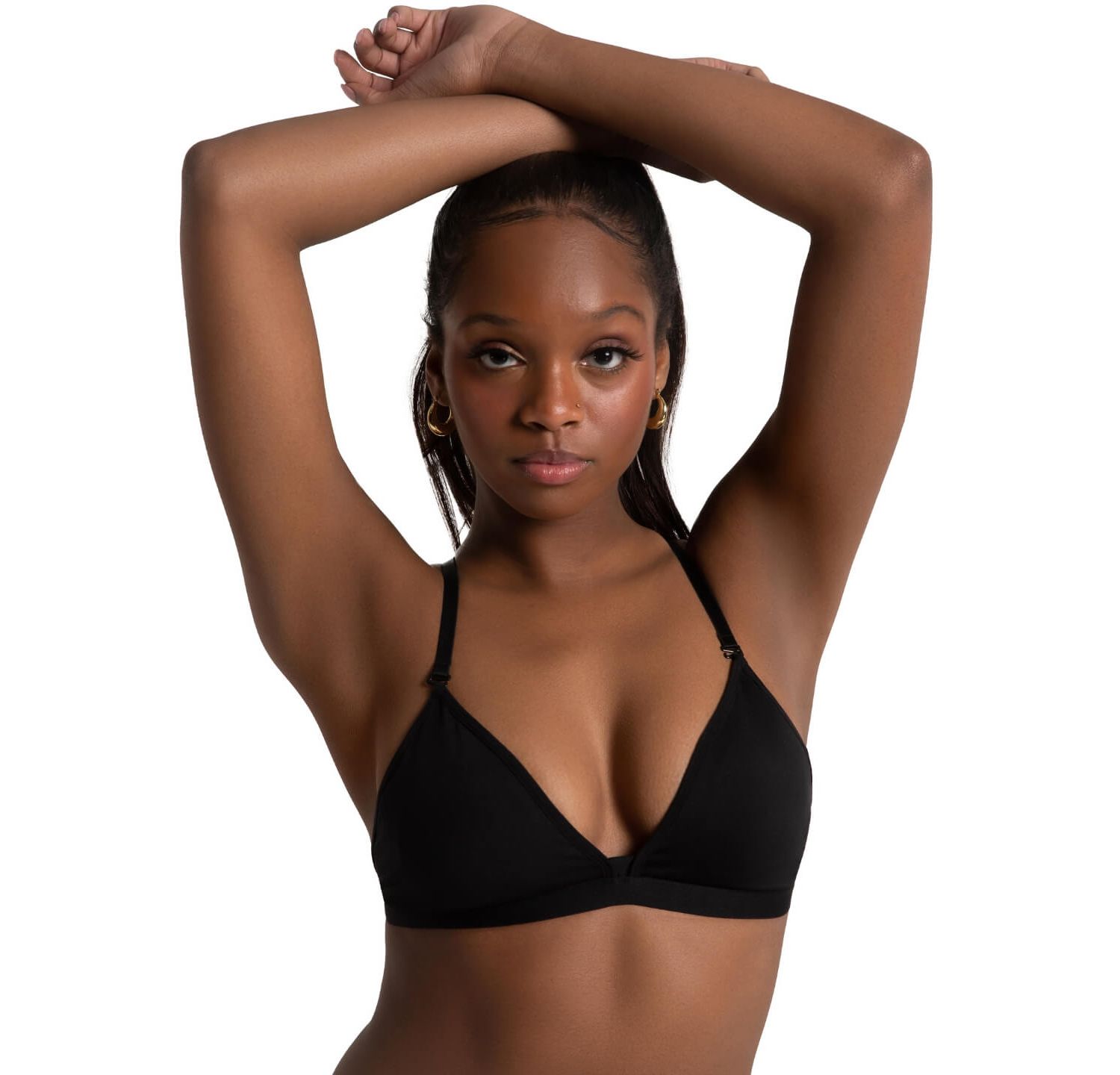 Women's Clear Neck Back Bra