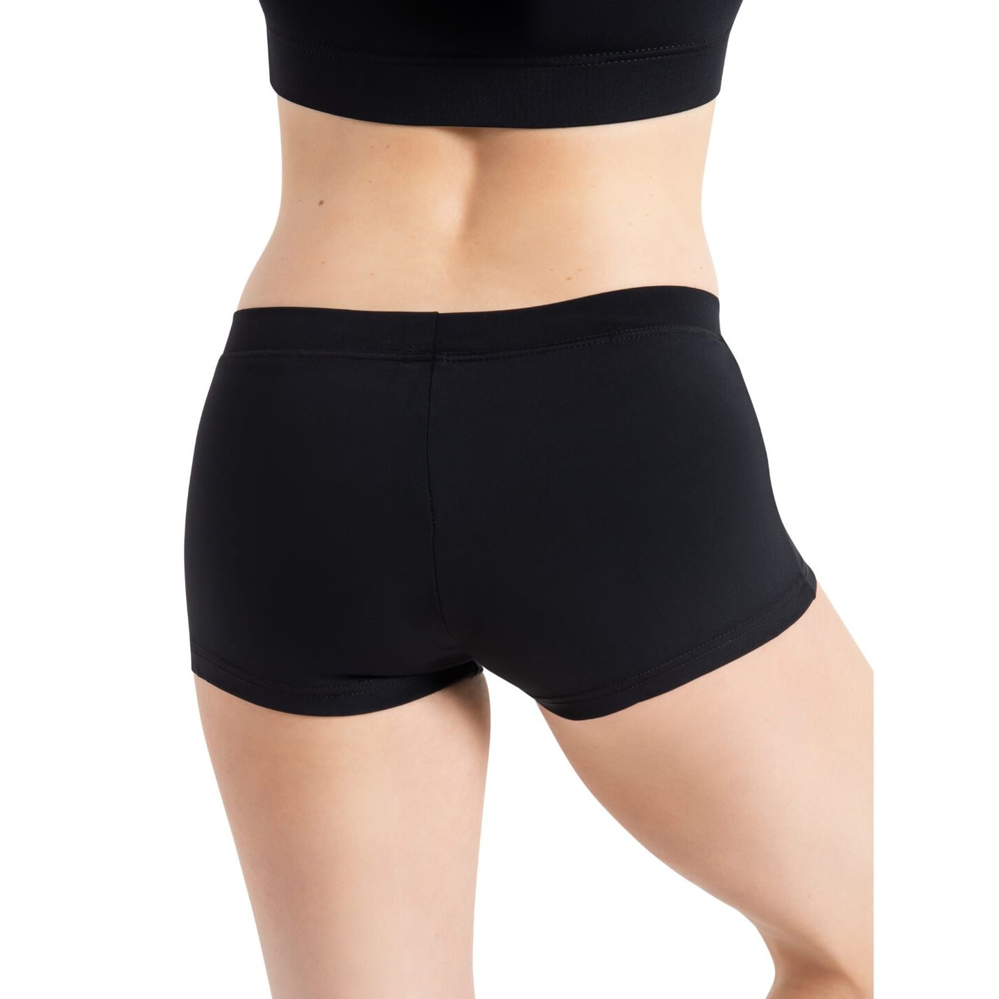 Женские шорты Capezio Plus Size Boy Cut Low Rise, цвет: Чёрный — фото 3