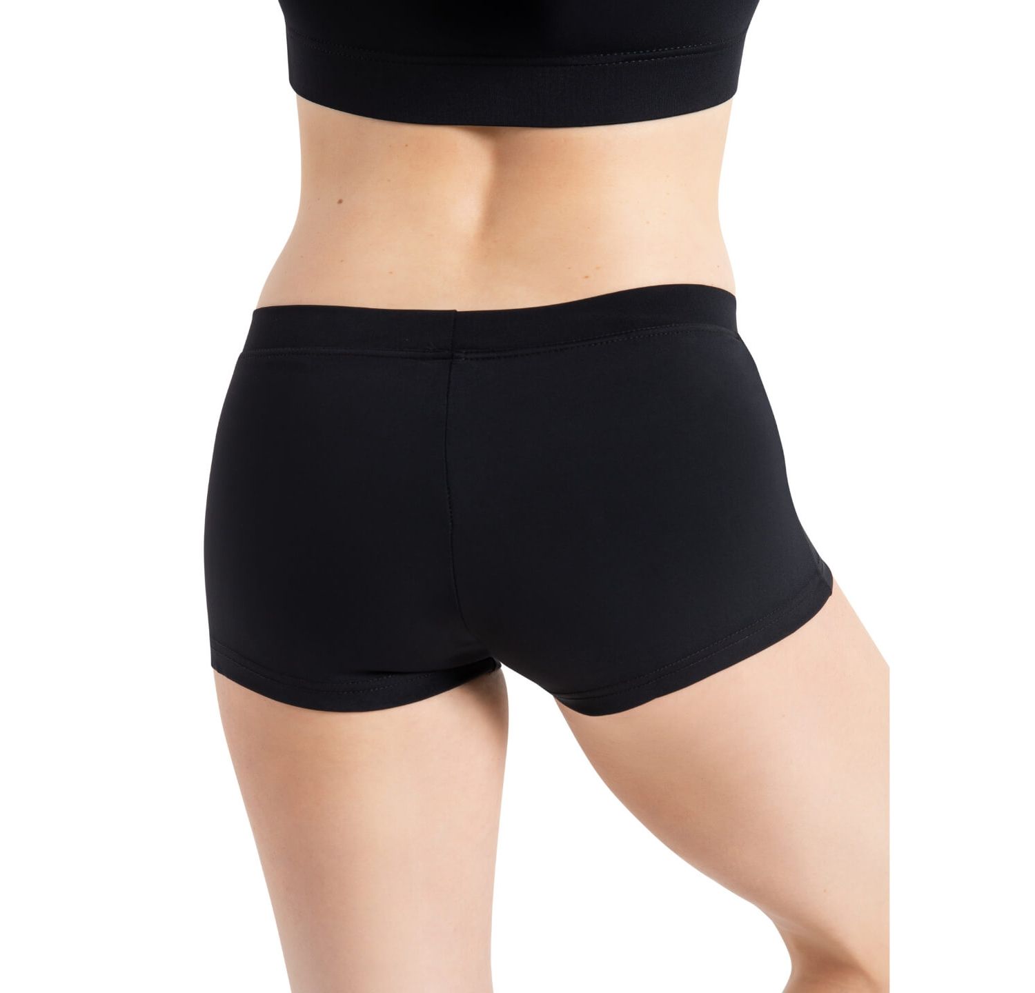 Plus Size Boy Cut Low Rise Shorts