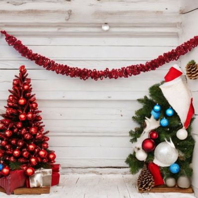 Natural Jute Garland Set - Rustic Home Decor Accent (Set of 2)