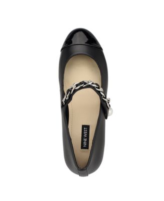 Women's Platy Embellished Mary Jane Ballet Flats