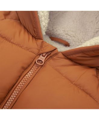 Baby Boys Sherpa Fleece Lined Puffer Jacket 6-24M