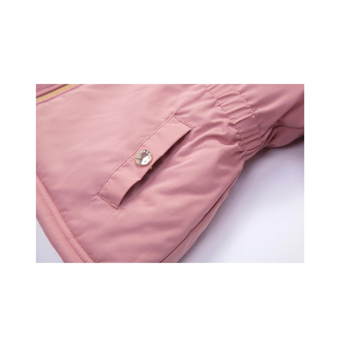 Куртка Rokka&Rolla Puffer Jacket with Sherpa Fleece Lining 2T-4T для девочек-малышей, цвет: Розовый — фото 5