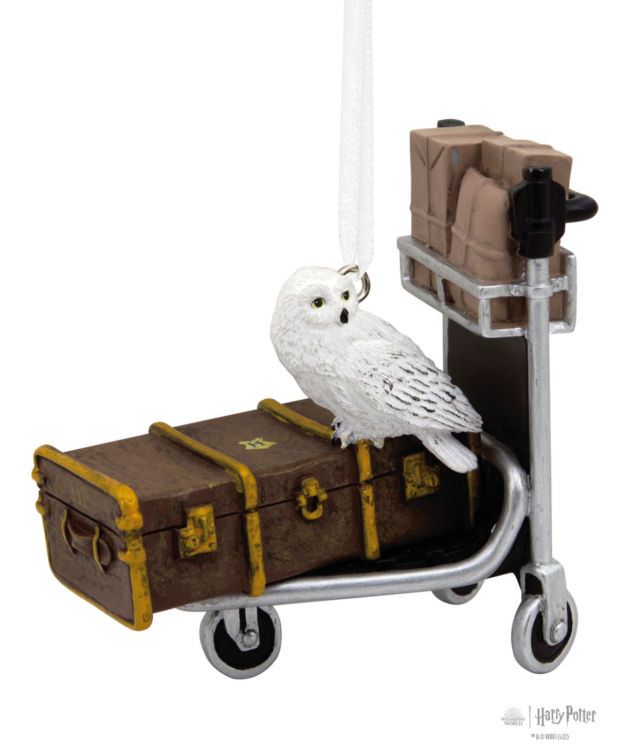 Hallmark Harry Potter Trolley Hedwig Christmas Ornament In Multi-colored