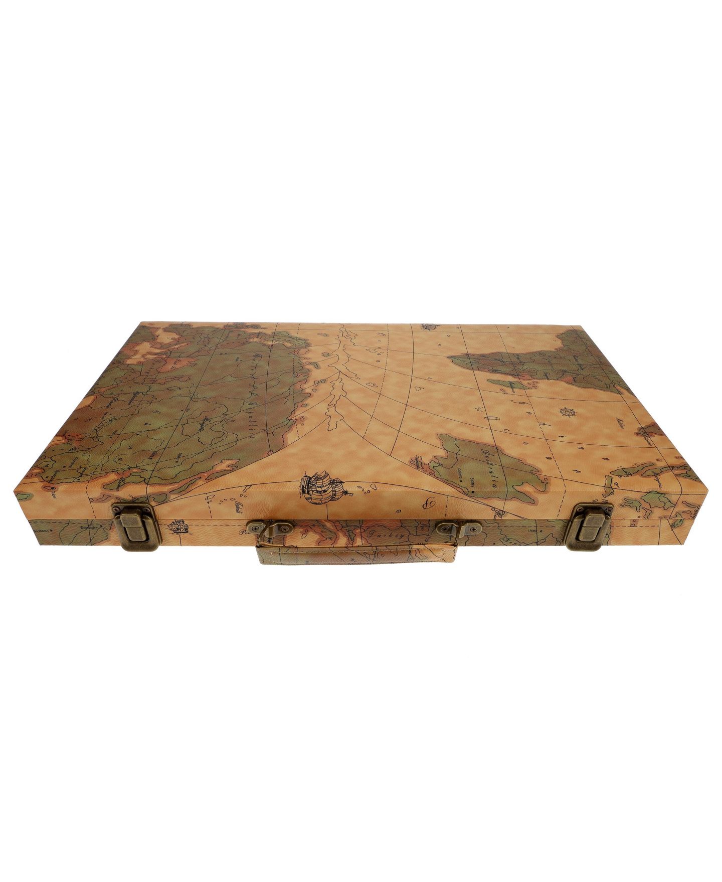 Детская настольная игра WE Games Travel Leatherette Classic Backgammon Board Game, Ages 14+ — фото 6