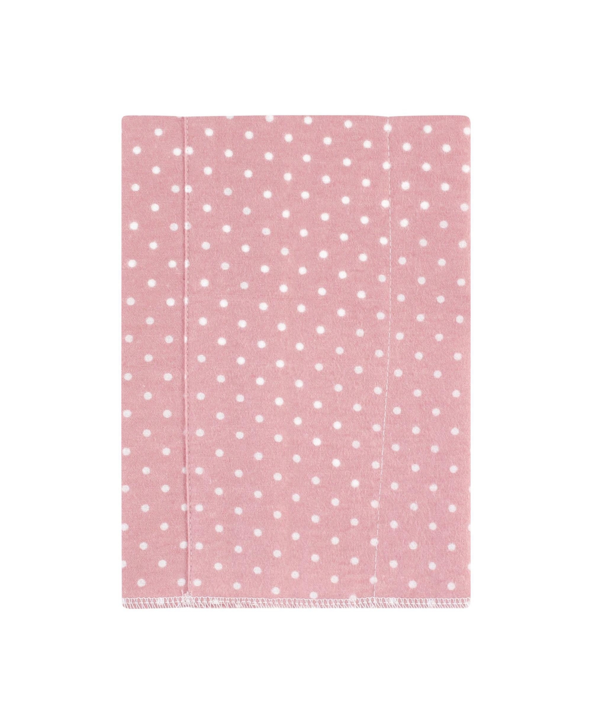 Hudson Baby Infant Girl Cotton Flannel Burp Cloths, Blush Navy Floral 4-Pack, One Size - Blush navy floral 4-pack