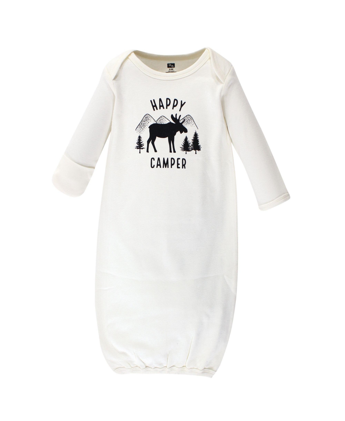 Hudson Baby Baby Boys Cotton Gowns, Moose, Preemie/Newborn