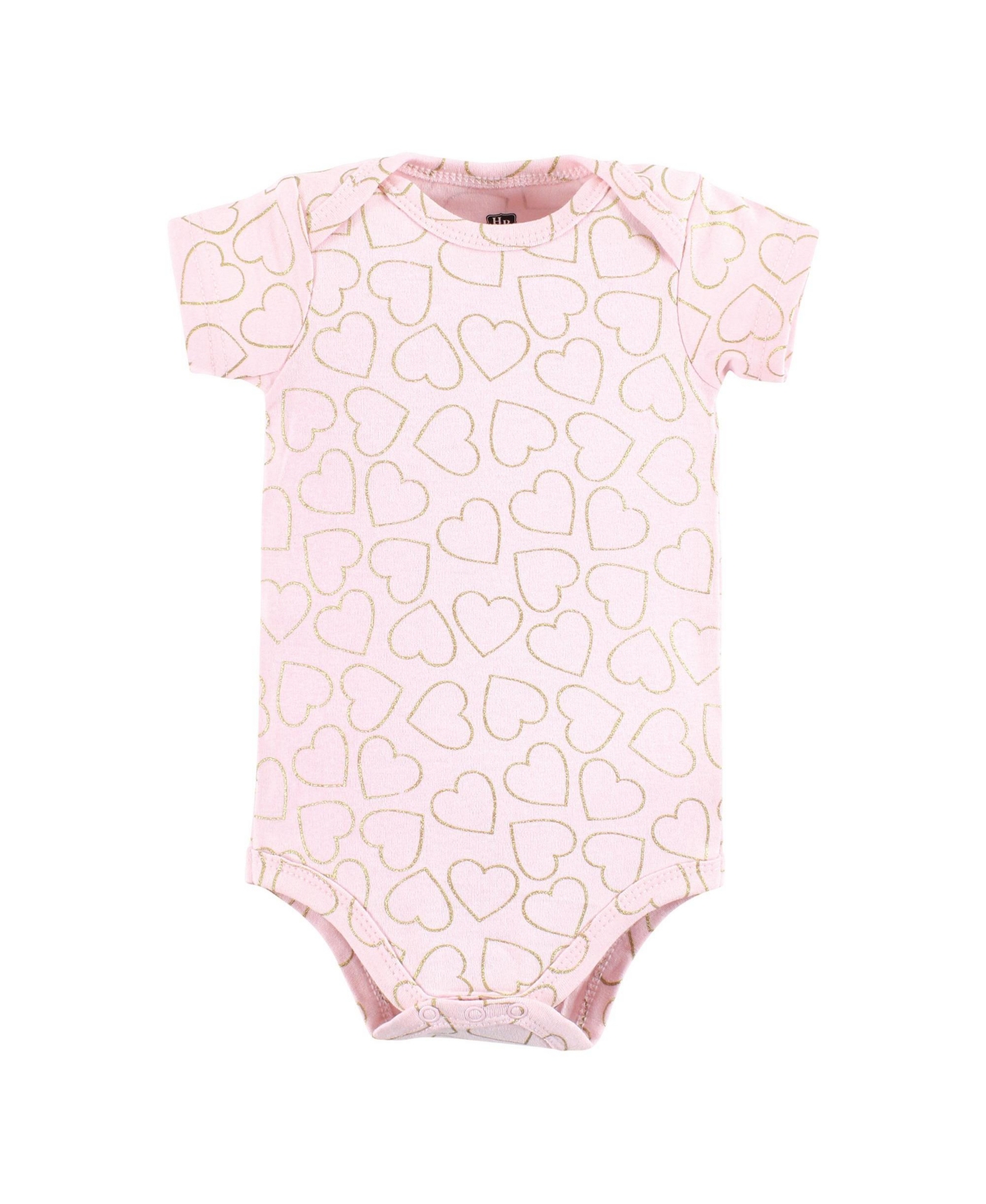 Hudson Baby Baby Girls Cotton Bodysuits Mommy Pink Navy 5Pk - Girl mommy pink navy 5pk