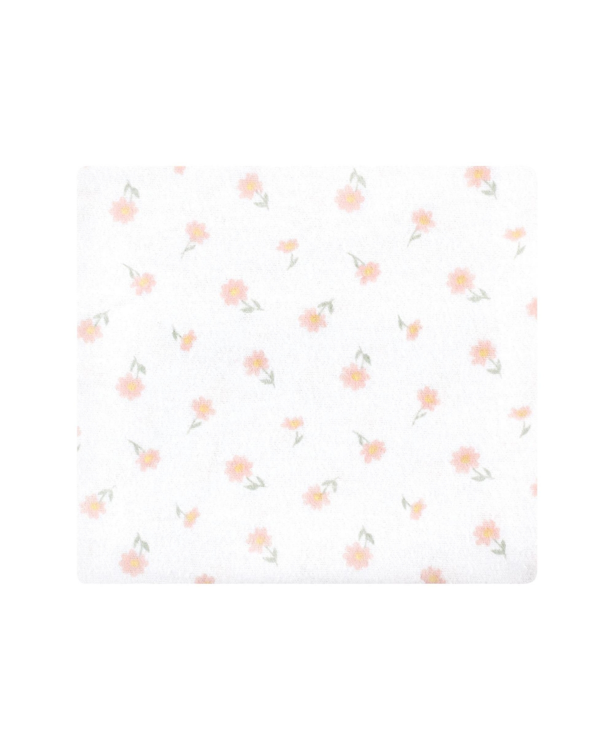 Hudson Baby Infant Girl Cotton Rich Flannel Receiving Blankets Bundle, One Size - Hummingbird garden