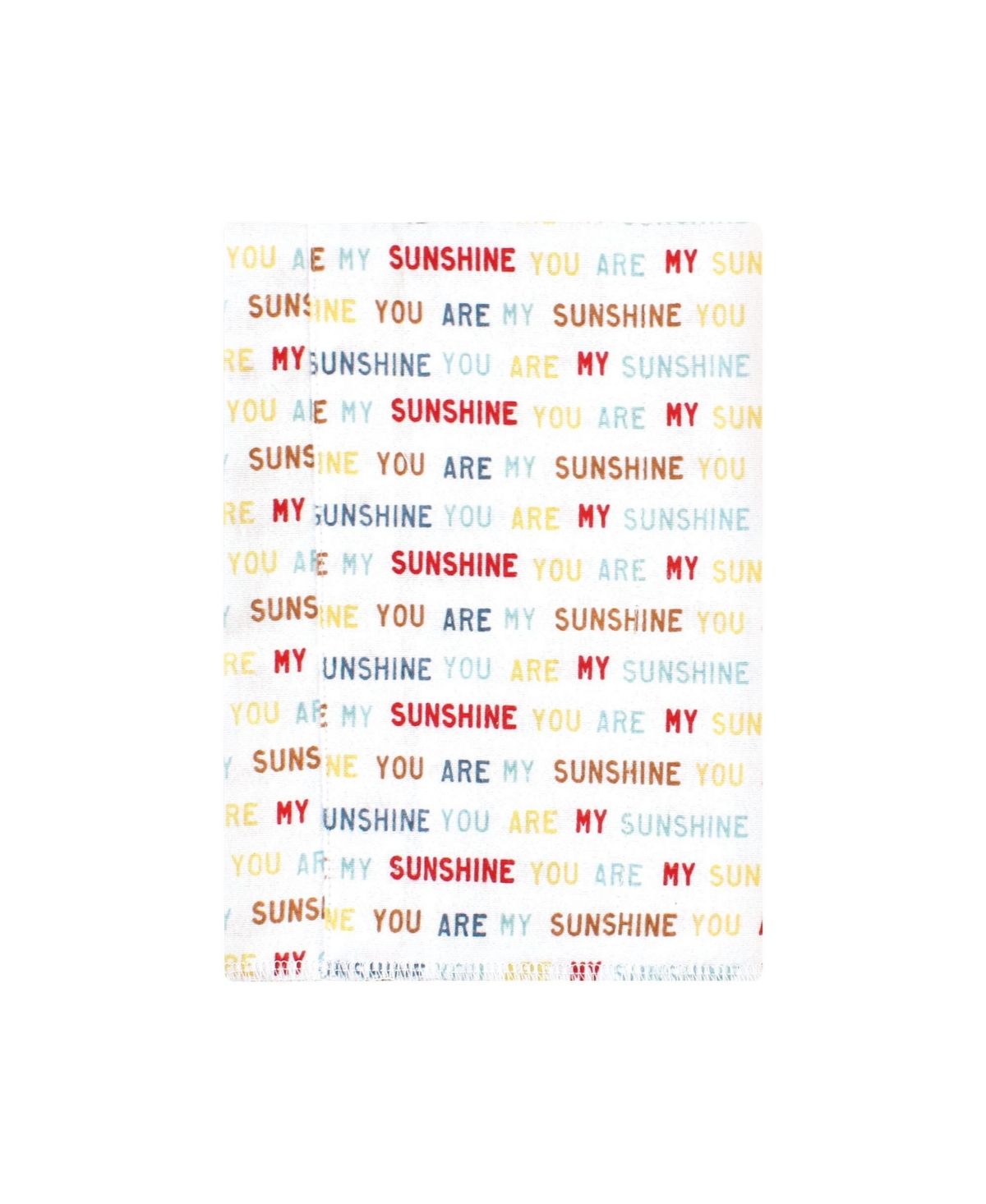 Hudson Baby Cotton Flannel Burp Cloths, My Sunshine 7 Pack, One Size - My sunshine 7 pack