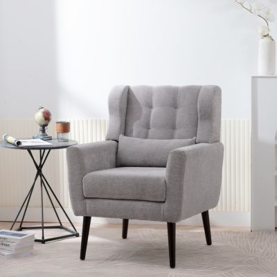  Velvet Accent Chair with Support