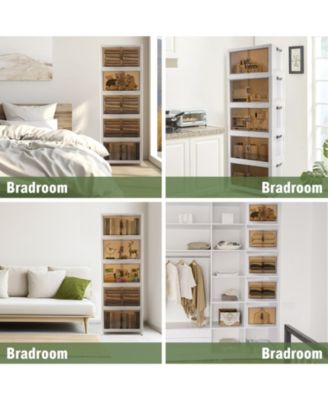 Collapsible 5-Layer Plastic Storage Bin