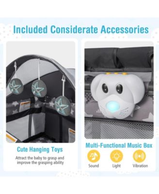 Portable Baby Nursery Center 4-in-1 Portable Travel Crib