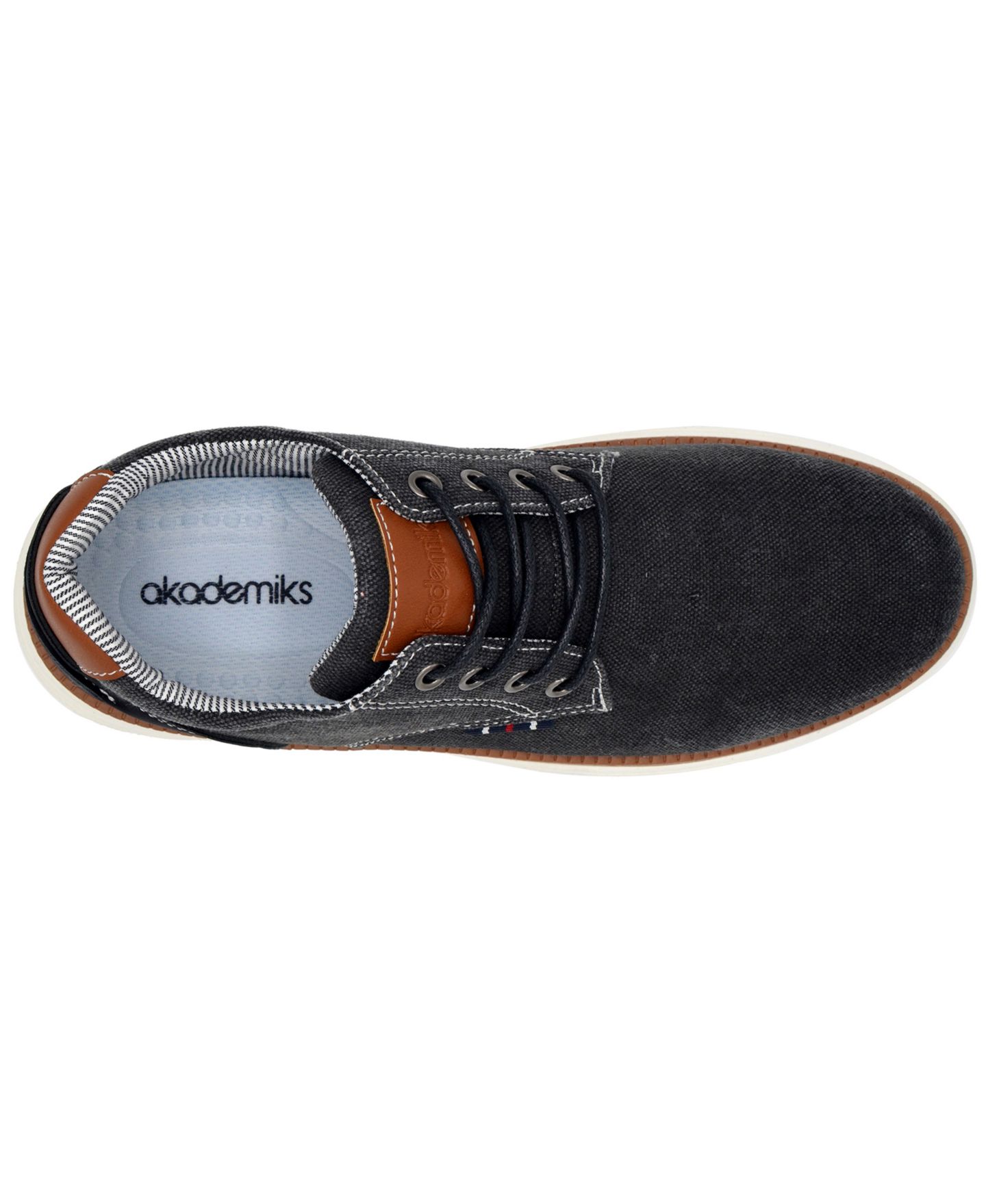 Мужские кроссовки Akademiks Dayton Chambray Casual, цвет: Чёрный — фото 4