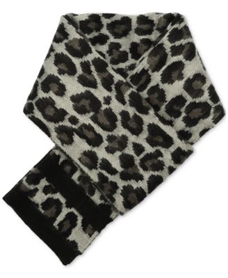 Women's Brushed Three Color Leopard Scarf