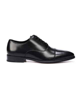Men's Bill Cap Toe Oxford Leather Dress Shoes
