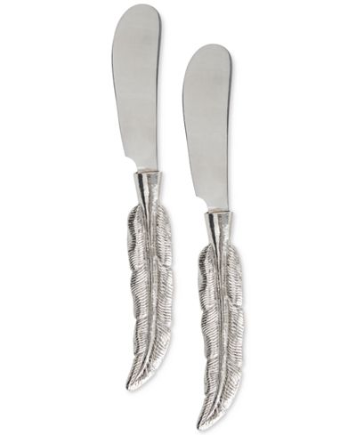 Thirstystone Stainless Steel & Brass Feather Spreaders,Set of 2