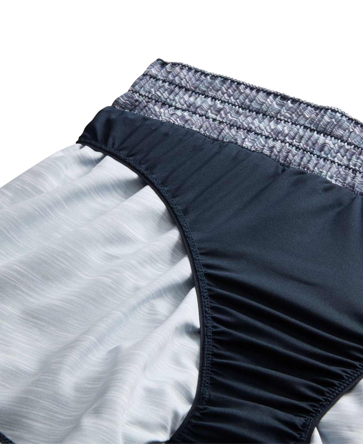 Nike Women's One Dri-fit Mid Rise Brief-Lined Printed Shorts