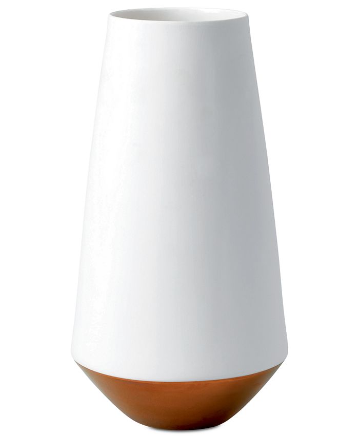 Wedgwood Arris Collection Fine Bone China White Vase Macy's