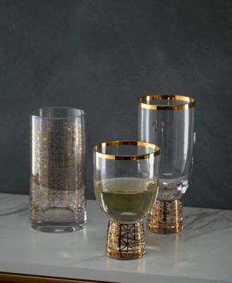 Tuscany Classics Gold Dust Highballs, Set Of 4
