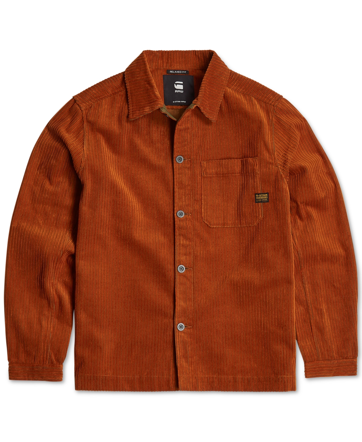 Shop G-star Raw Men's Relaxed-fit Shirt Jacket, Created For Macy's In Rodeo,dk M