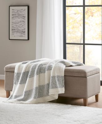 Cozy Sherpa Throw Blanket, 50" x 60"