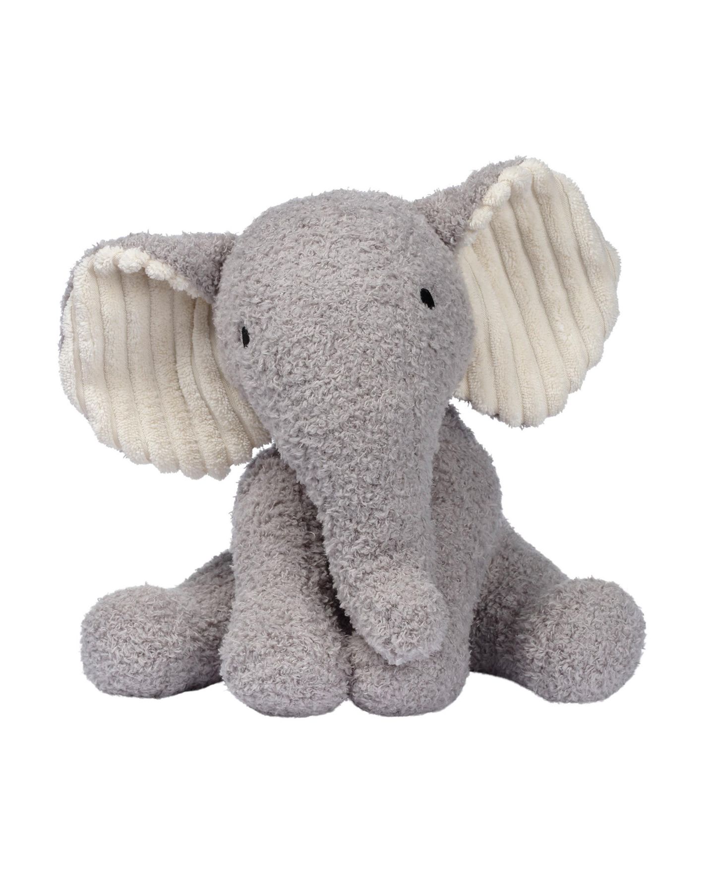 Детская мягкая игрушка Lambs & Ivy Little Peanut Soft-Boucle Elephant 9" Plush, цвет: Серый — фото 1