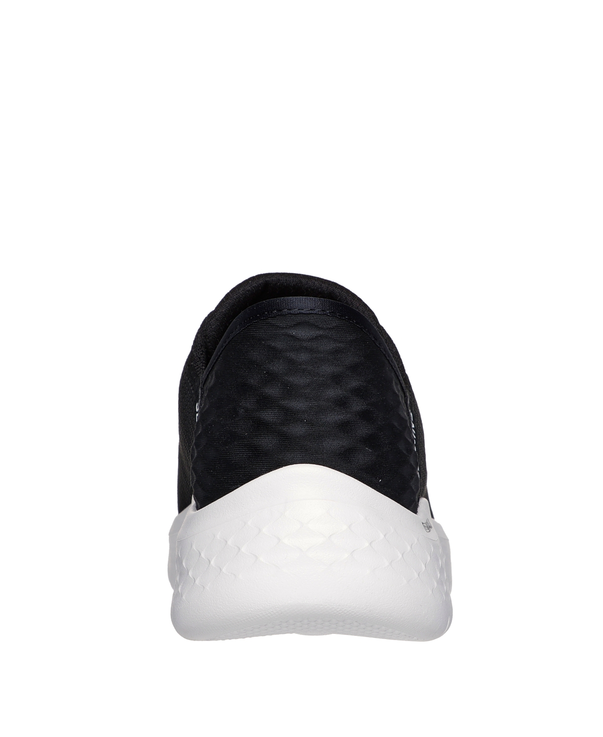 Skechers Go Walk Flex Womens Memory Foam Manmade Slip-on Sneakers In Black,white