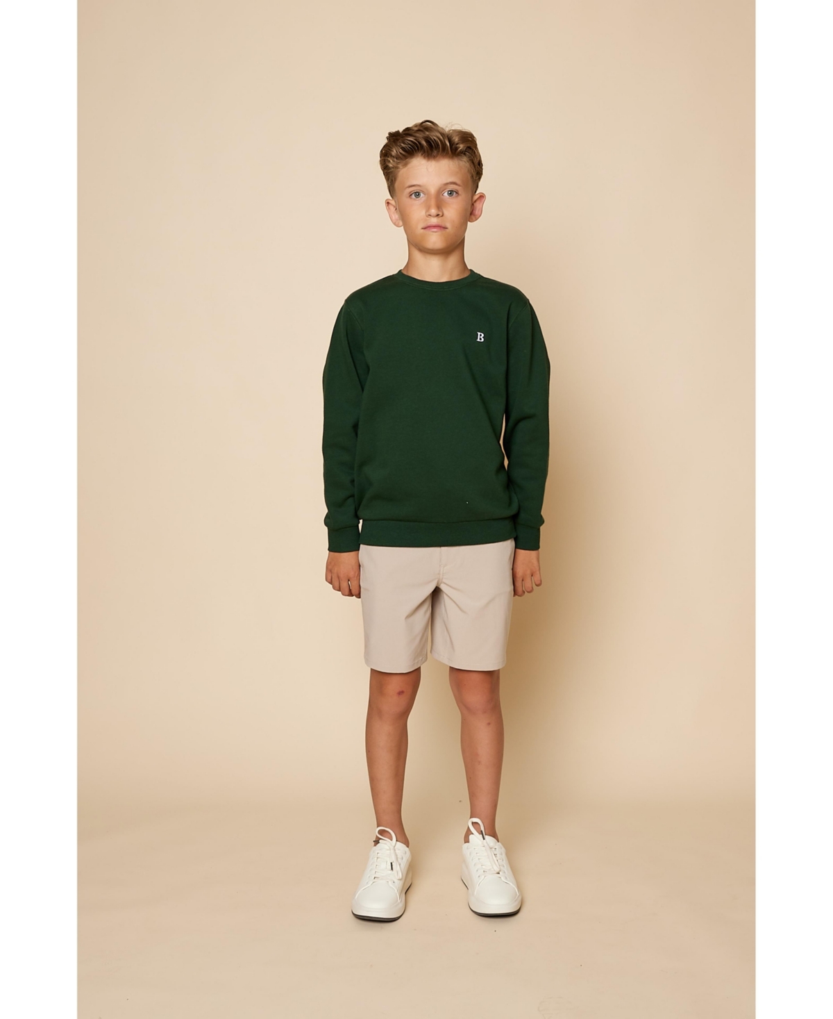 B by Brooks Brothers Big Boys Fleece Sweatshirt