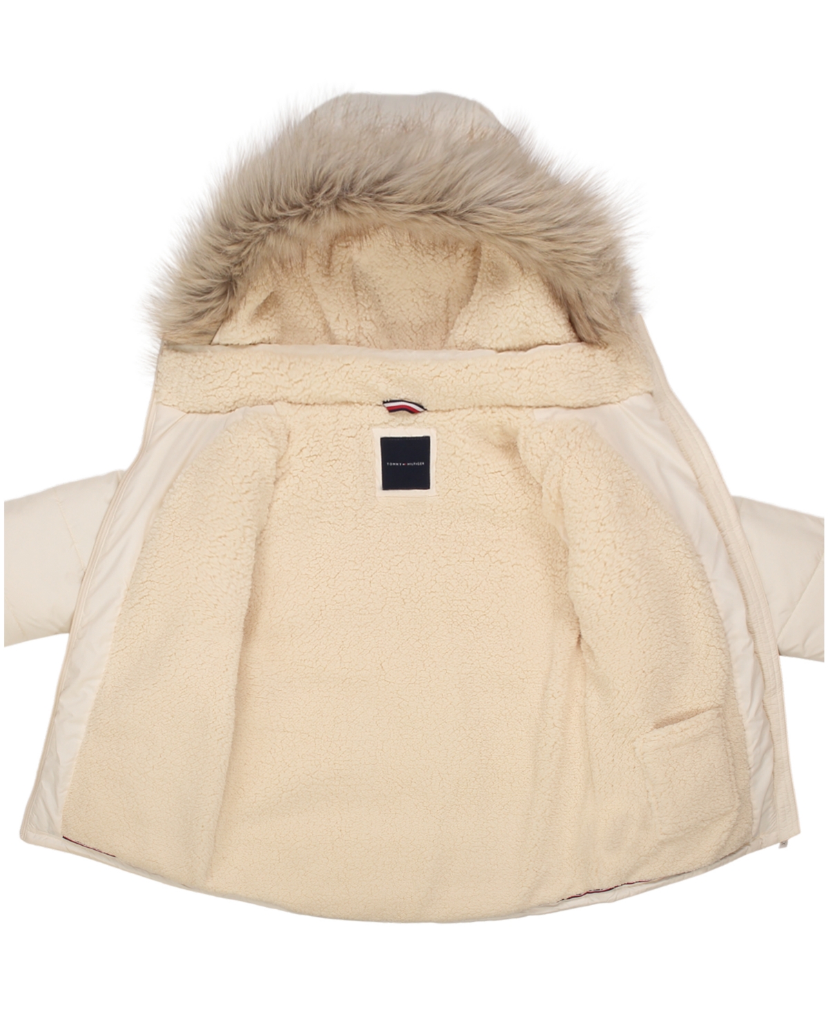 Tommy Hilfiger Toddler and Little Girls Patch Pocket Anorak Puffer