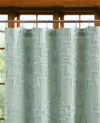 Kiva Steps Cotton Shower Curtain 72" x 72"