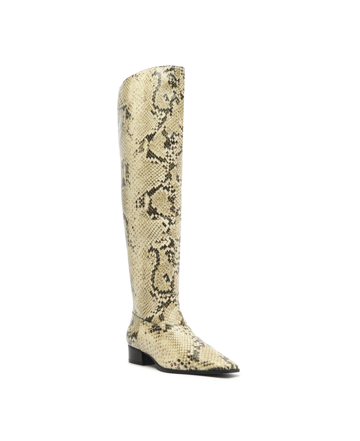 Women's Helena Over the Knee Boots - Multi Snake